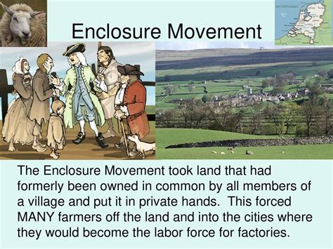 when was the enclosure movement.